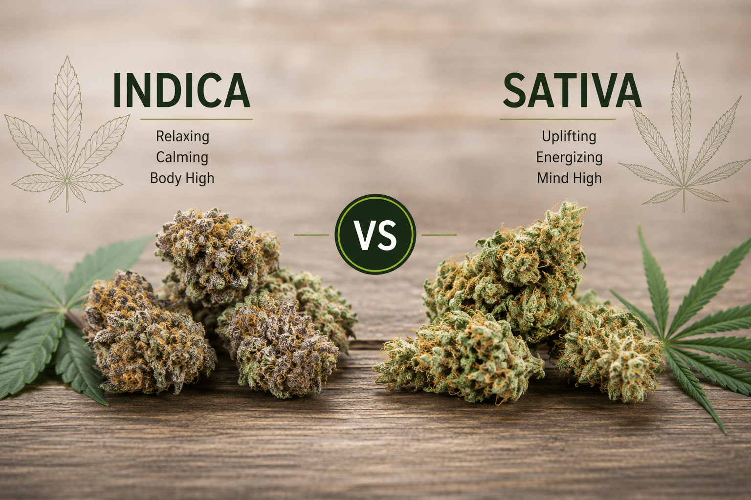 Cannabis 101 Indica vs Sativa